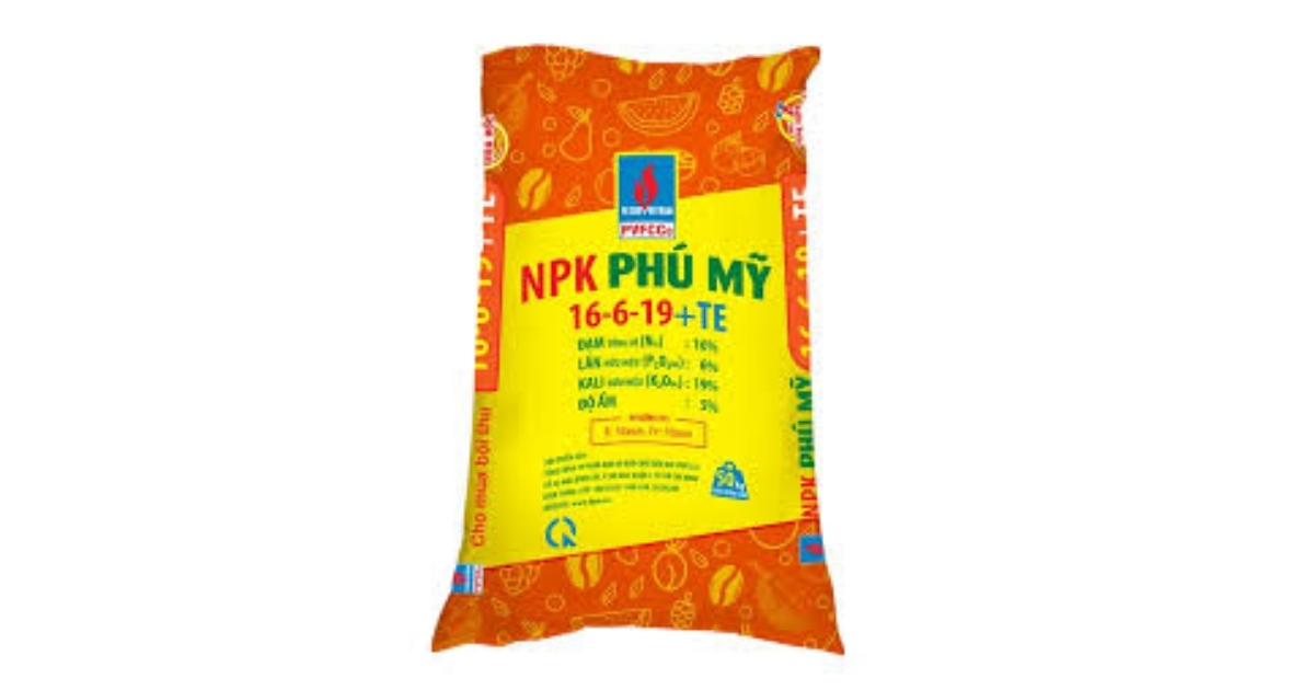 NPK Phú Mỹ 16-6-19 + TE
